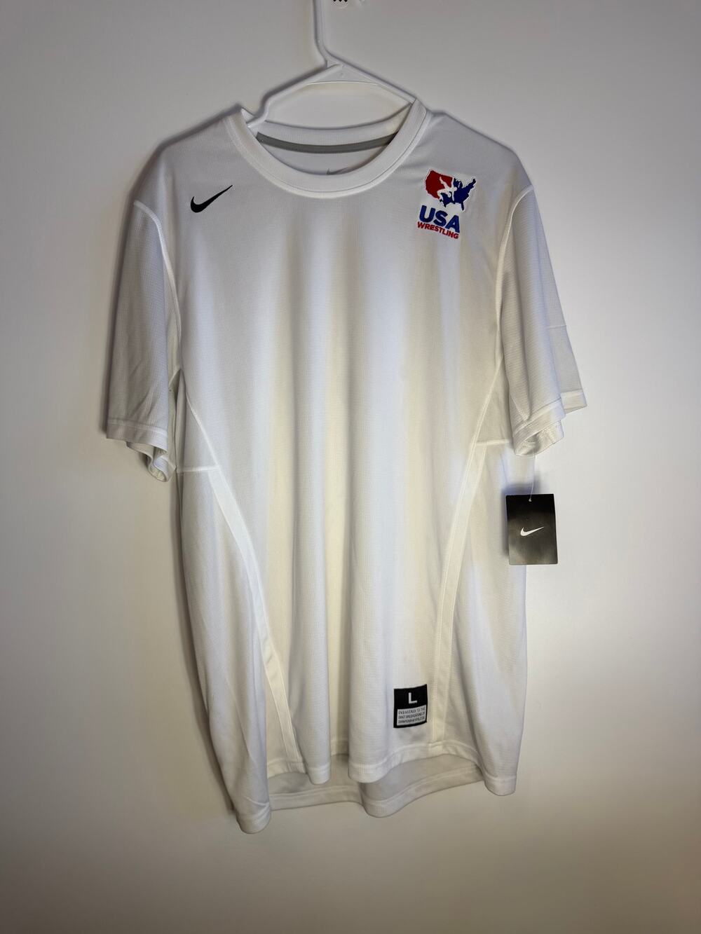 Nike USA Wrestling Men's L Dri-FIT Performance Shirt NWT